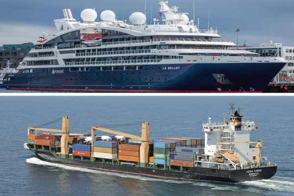 Passenger and cargo ships (≥ 3.000 GT)